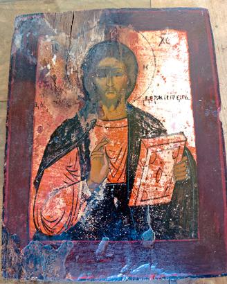 Icona Raffigurante Cristo Benedicente