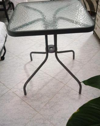 tavolino ferro e plexiglass 
