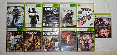 Lotto 11 videogiochi Xbox 360