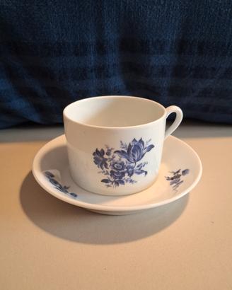 tazza da tè Richard Ginori fiori blu Savona