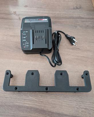 Caricatore e supporto per batterie Einhell 