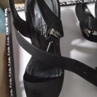 sandalo in pelle Primadonna nero 38