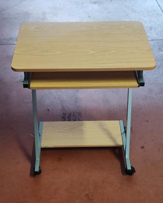 Scrivania porta PC vidaXL con ripiano estraibile -