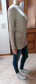 Cardigan in filato leggero