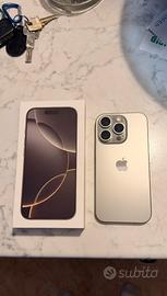 iPhone 16 pro 256gb grigio
