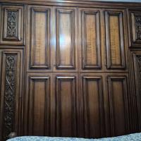 Armadio 3 metri + comò in legno massello