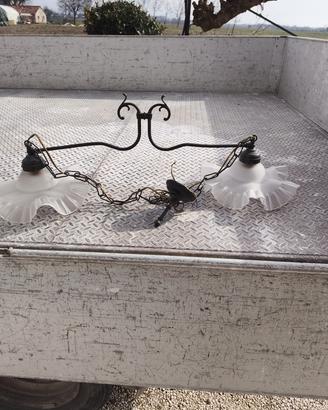 lampadario per cucina country 