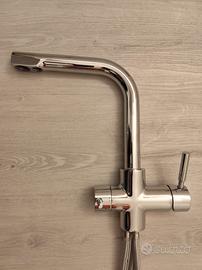 Rubinetto Miscelatore Cucina 3 Vie Cromo Lucido - 