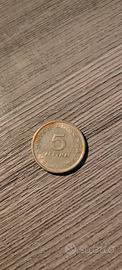 Moneta Antica: 5 Dracme, anno 1980 - Grecia