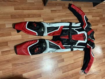 tuta pelle moto SPYKE taglia 60