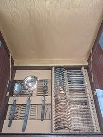 SET TAVOLA 60+3 PEZZI IN SILVER