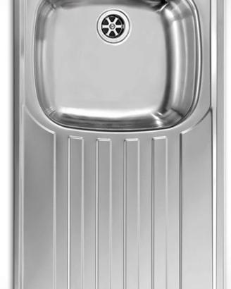 Lavello in acciaio inox con gocciolatoio