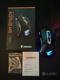 Gigabyte Aorus M5 Wired Gaming Mouse
