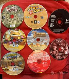 Lotto n. 8 CD giochi per PC