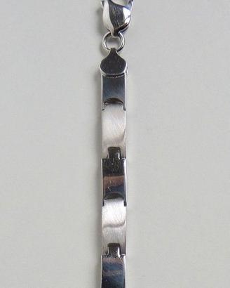 Braccialetto semirigido in argento - 23 cm