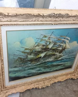 Quadro veliero Herman Conrad