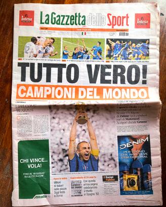 La Gazzetta dello Sport Campioni del Mondo 2006