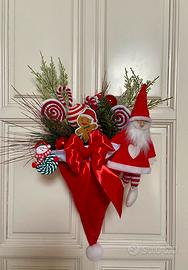 Ghirlanda Cappello di Babbo Natale