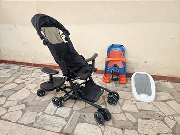 Passeggino tipo Yoyo + Prolunga, Seggiolino Bici