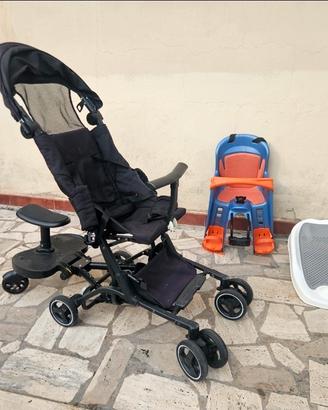 Passeggino tipo Yoyo + Prolunga, Seggiolino Bici