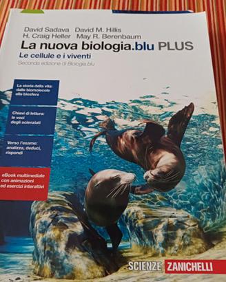 Libro scolastico La nuova biologia.blu plus