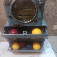 biliardo porta biglie vintage