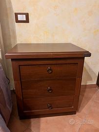 Como’ + Coppia di comodini in legno