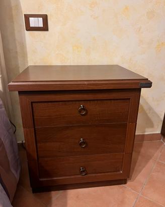 Como’ + Coppia di comodini in legno