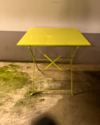 Tavolino pieghevole in ferro