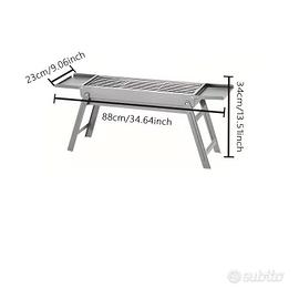 Griglia da barbecue pieghevole,