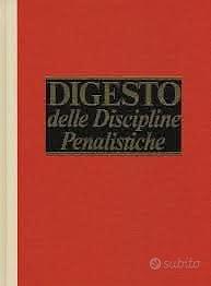 DIGESTO DISCIPLINE PENALISTICHE 24 VOLUMI NUOVI