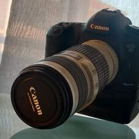 Canon 5D Mark 3+battery+70-200
