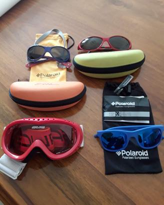 Occhiali da sci Polaroid diverse misure.  Nuovi