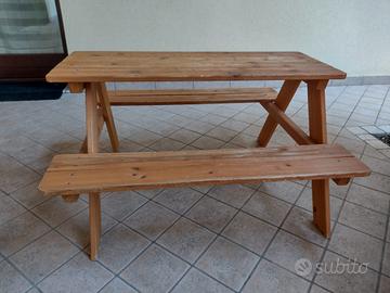 panca in legno per bambini 