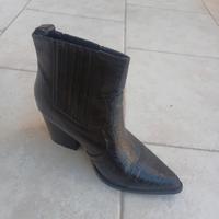 stivaletti neri rb vera pelle 
