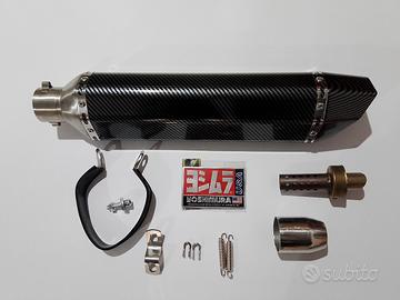 Terminale Universale Scarico Moto Carbonio 51 mm