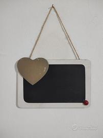 Lavagnetta lavagna nera bambini da appendere