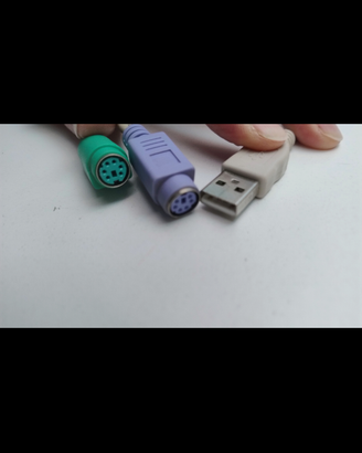 Adattatore 2 PS2 to usb usato