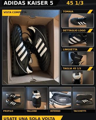 Adidas Kaiser 5 TF – numero 45 1/3