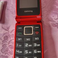 telefono flip con chiamata di emergenza Ushining 