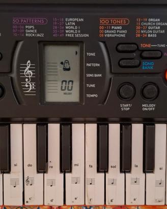 tastiera casio SA76 con borsa
