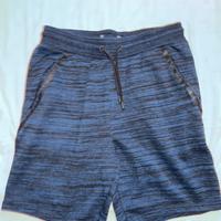 Pantaloncini blu e neri