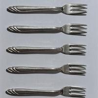 Set 11 forchette vintage argentate metà ‘900