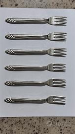 Set 11 forchette vintage argentate metà ‘900