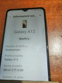 smartphone samsung a 12 € 55