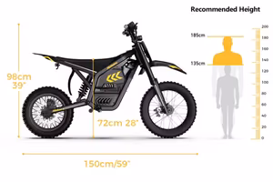 Pit bike elettrico 3500w