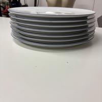 Set 6 piatti Thun, porcellana, blu-bianco