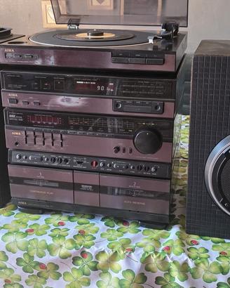 impianto  stereo aiwa