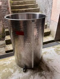 Fusto  inox 300 lt