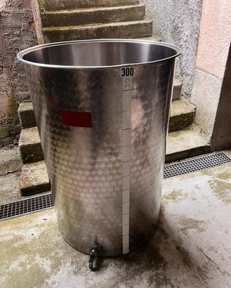Fusto  inox 300 lt